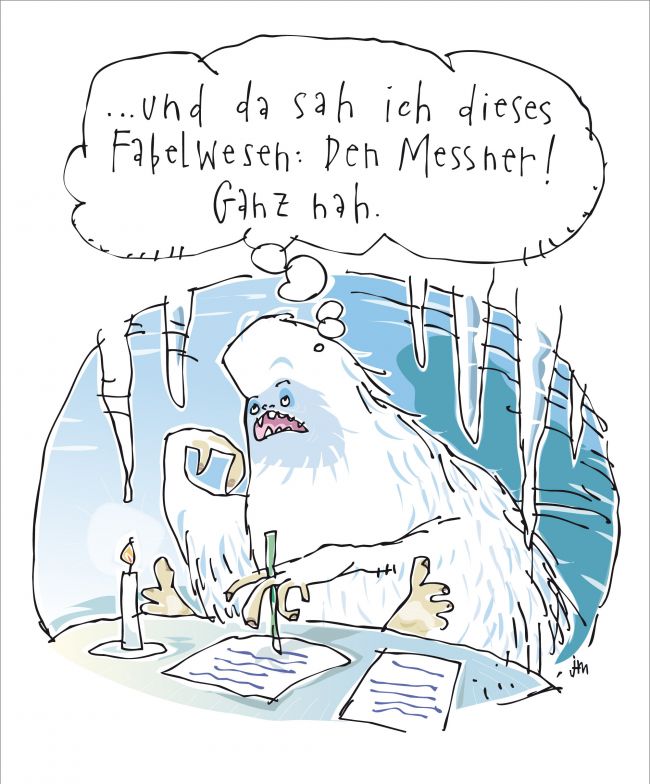 claas_janssen_tommy_mayer_cartoon_messner_yeti_schreiben_buchhoehle.jpg